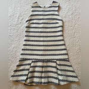 Sail to Sable STS Tucket in Tweed Womens Stripe Mini Dress Blue White size 0